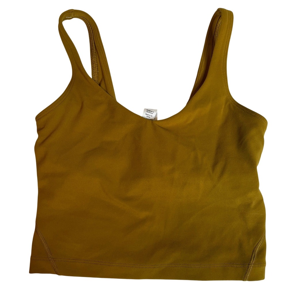 Lululemon Align Tank Top Olive Green‎ Racerback Size 0